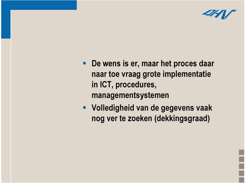 procedures, managementsystemen Volledigheid