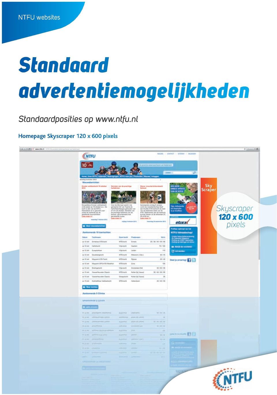 Standaardposities op www.ntfu.