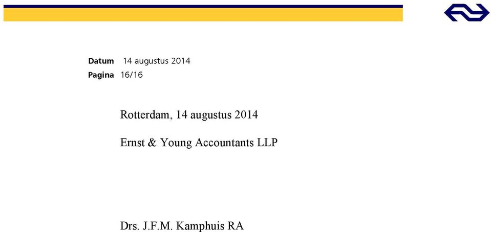 & Young Accountants LLP