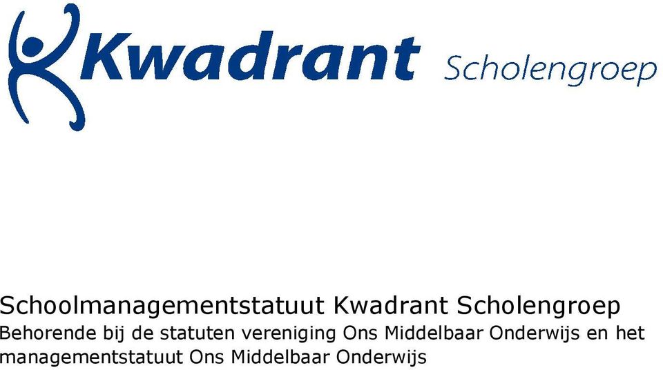 vereniging Ons Middelbaar Onderwijs en