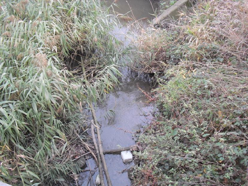 De Poekebeek op weg naar de Durme. Over Ruiselede, Poeke en Poesele stroomt de Poekebeek naar Nevele.