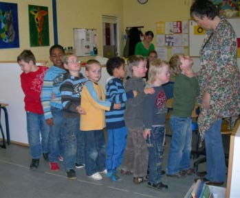 Foto s van groepjes leerlingen U wilt graag een paar foto s maken van groepjes leerlingen, liefst drie of vier tegelijk.