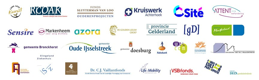 Samenwerkings partners en fondsen Dit jaar verwelkomden we drie nieuwe partners: Buurtplein, de gemeente Doesburg en zorgorganisatie Attent.