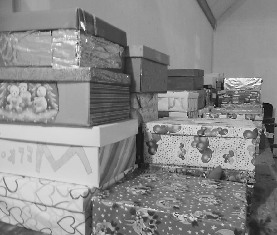 Inzamelingsactie voor vluchtelingen in Voorst De laatste weken zijn er welkomstdozen ingezameld voor de vluchtelingen in de gemeente Voorst. Er zijn meer dan 130 (!