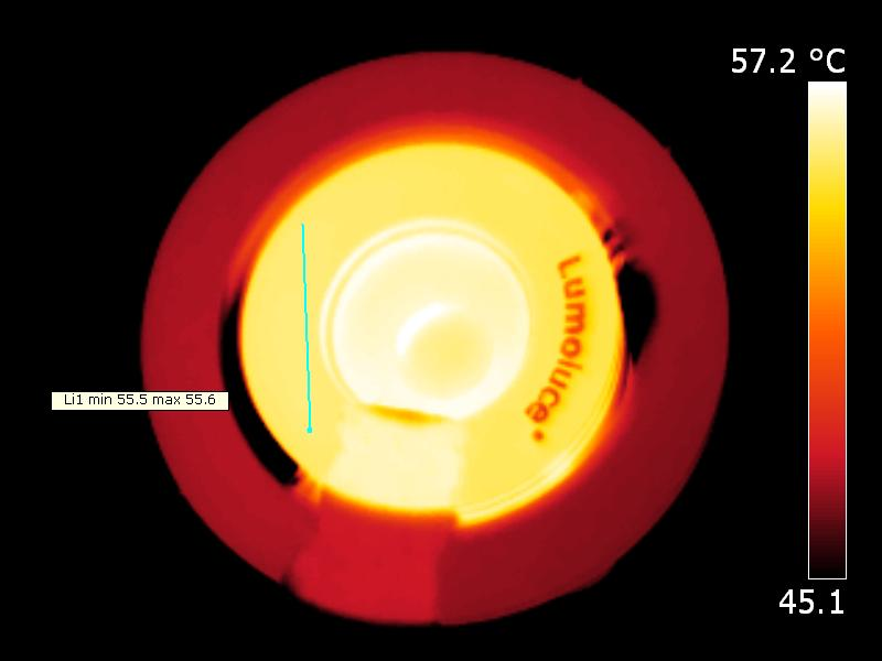 Emissiviteit van de alu materialen ligt op ongeveer 0.92.