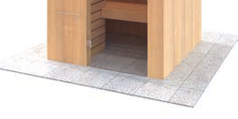 Design Kubus line volledig ontspannen in de... Kubus sauna s Veel hout binnen en buiten de sauna, strakke rechthoekige lijnen, comfortabele lage en hoge sauna banken en zachte verlichting.