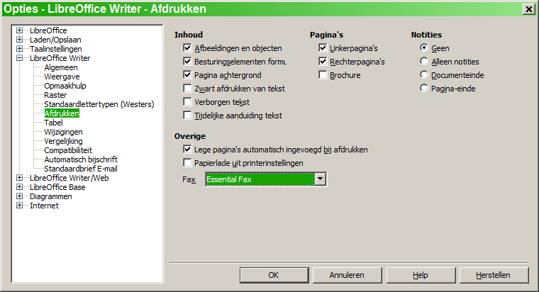 Afbeelding 6: Dialoogvenster Pictogram wijzigen Voorbeeld: Een pictogram Fax aan een werkbalk toevoegen U kunt LibreOffice zo configureren dat een enkele klik op een pictogram automatisch het huidige