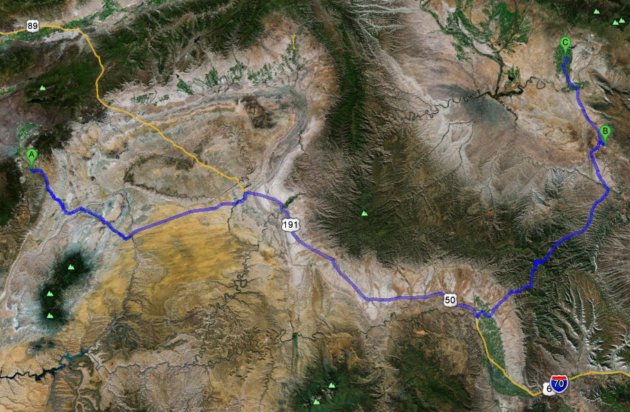 Vandaag en morgen zijn eigenlijk overgangdagen om vanuit Zuid Utah naar Yellowstone in Wyoming te rijden.