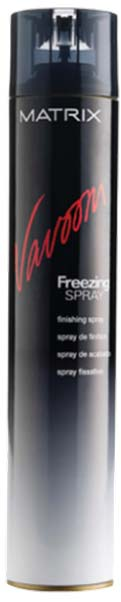 Freezing Spray Stevige en sneldrogende finishing hairspray. Geeft stevige fixatie en definitie zonder het haar dof of droog te maken. Eenvoudig in gebruik.