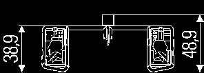 38 39 Achterlichten Achteruitrijlicht Lampglas helder glas achteraan links en rechts via 2,8 mm vlakstekker inbouw 2ZR 009 001-117 Typekeuring ECE 23255 en SAE Reflectoren Lampglas rood 8RA 009