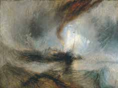 James Ensor William Turner, Sneeuwstorm, 1842 Zie je de zandkorrels op mijn schilderij? Ik neem mijn schildersezel graag mee naar het strand en de duinen.