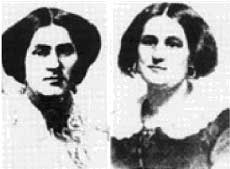 Anekdotische gegevens (1) Margaret en Kate FOX (1848) Klopgeesten in