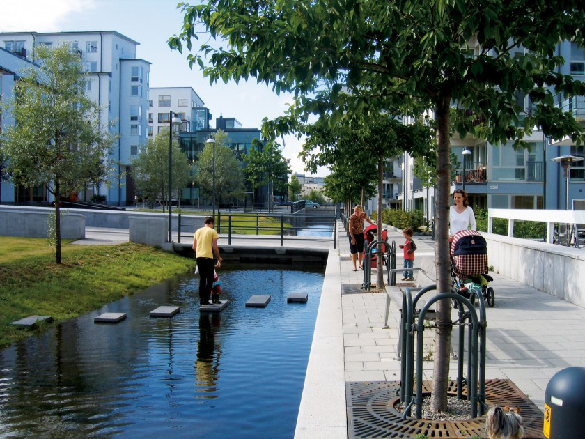 woonwijken van Stockholm en een van de meest succesvolle duurzame stadsvernieuwingswijken van de wereld.