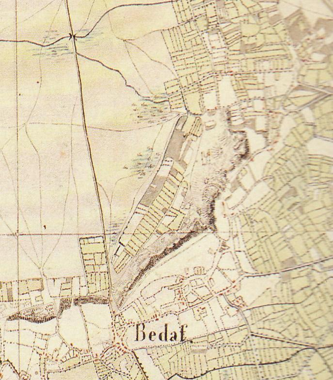 Figuur 4 Oude topografische kaart Verslag Broedvogel