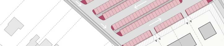 Parkeren P+R-terrein ruimte voor 200 parkeerplaatsen samenhang met parkeerterrein Walstroweg 6 meter brede rijbaan rijrichting is