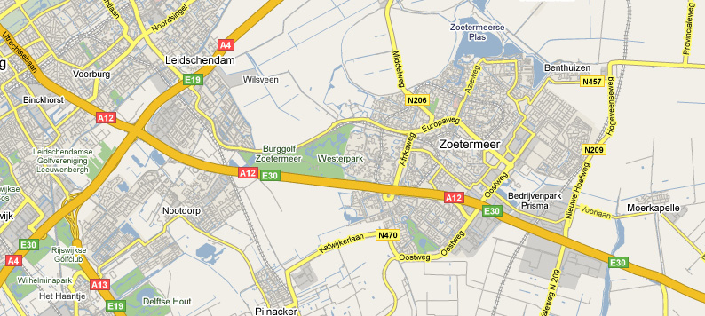 Vanuit het noorden is het gebied bereikbaar via de N206, uit de richting van Leiden. Deze weg sluit in het centrum van Zoetermeer aan op de Europaweg.