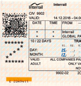 Gebruik van de Interrail Flexi Pass Met je Flexi Pass mag je binnen een specifieke periode een bepaald aantal dagen reizen.