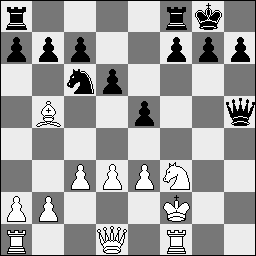 46.Kf5 Dxe1 47.Dg6+ Kh8 48.Ke6 a5 49.Kf7 1-0 Partij 2 Wit : Frank Marshall Zwart : Akiba Rubinstein Damegambiet, Tarrash 1.d4 d5 2.c4 e6 3.Pc3 c5 4.cxd5 exd5 5.Pf3 Pf6 6.