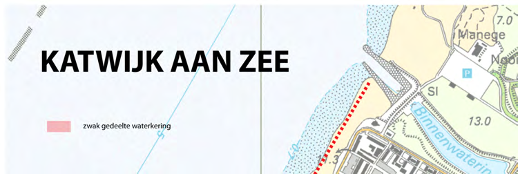 HOOFDSTUK 2Probleem- en doelstelling 2.1 PROBLEEMSTELLING Zwakke schakel De primaire waterkering in Katwijk aan Zee vormt een zwakke schakel in de Hollandse kust.