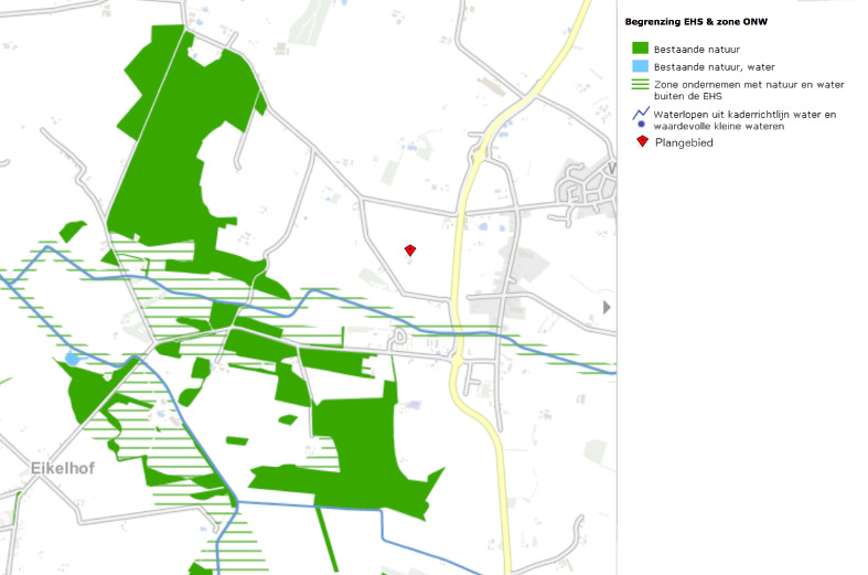 2 Beschermde gebieden 2.1 Ligging beschermde gebieden Het plangebied ligt niet in een beschermd natuurgebied.