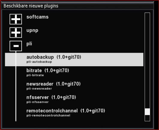 AutoBackup E2-(OpenPLi-Beta Dreambox & VU & ET9000): *) AutoBackup is alleen voor OpenPLi Image (V2.0 Beta) 2.