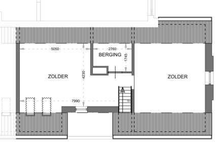 Plattegrond type C4 1 appartement type C4 : - 2e en 3e verdieping Gebruiks oppervlakte woning = ± 172
