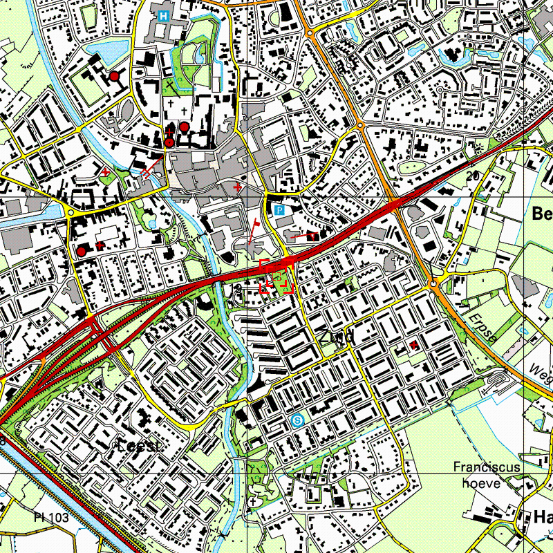 Omgevingskaart Klantreferentie: AM13344 0 m 125 m 625 m Deze kaart is noordgericht.