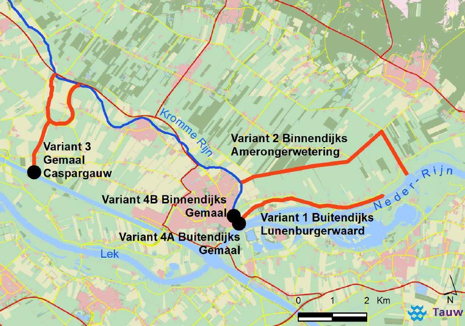 3.5. Effecten vergroten en verplaatsen Inlaat Kromme Rijn Hoogheemraadschap De Stichtse Rijnlanden (HDSR) wil de mogelijkheden voor waterinlaat uit het hoofdsysteem naar het Kromme Rijngebied