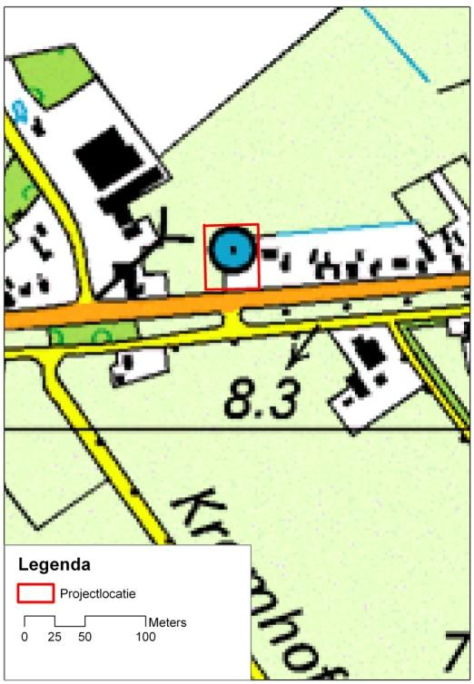 2 1. INLEIDING De initiatiefnemer is voornemens aan de Dedemvaartseweg 66 te Lutten een watertoren te verbouwen (zie figuur 1a en 1b).