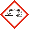 oogletsel/oogirritatie Categorie 1 Gevaren voor het milieu Chronische aquatische toxiciteit Categorie 3 Indeling overeenkomstig Richtlijn 67/548/EEG of 1999/45/EG bijtend; Schadelijk; C; Xn; R20,