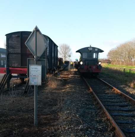 4 december 2015: de komende winter wordt het spoor nabij station Abbekerk verder vernieuwd; ter