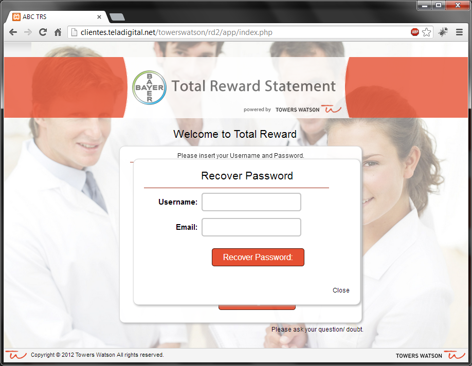Login to Total Reward Online 3 Please enter your CWID (username) and email address to request your temporary password. You will then receive it by email.