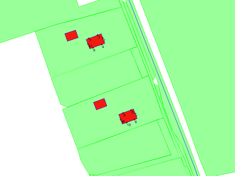 SAB, Arnhem project opdrachtgever Grote Molenstraat Elst Aannemingsbedrijf Jansen & Van Ralen objecten bodemabsorptie bebouwing rijlijn + waarneempunt gevel