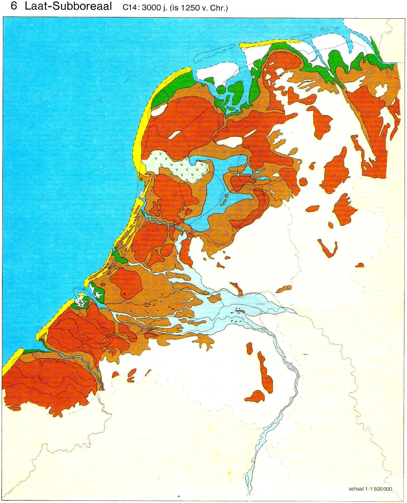 Figuur 5: Paleogeografische kaart
