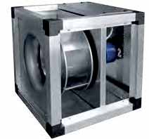VENTILATION KHT HT-BOXVENTILATOR TOEPASSING HT ventilatoren worden ingezet voor afvoer van lucht met hoge temperaturen (tot 120 C) en/ of door vetten verontreinigde lucht, en lenen zich dus in het