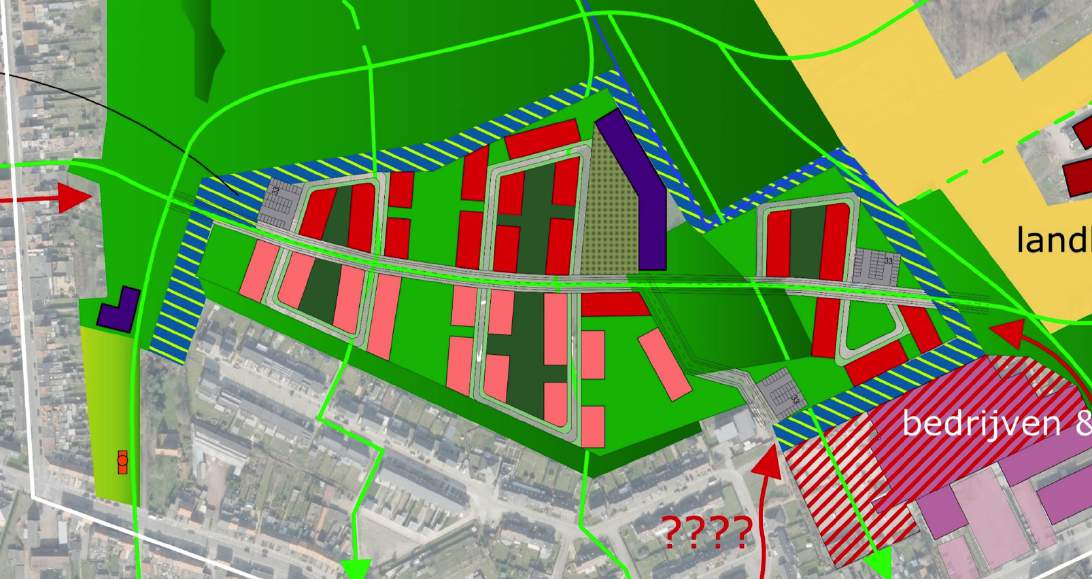 GROENE LOB: SINT-NIKLAAS RUP STADSRANDBOS NOORD Kunnen we op ca 8 ha woongebied een nieuwe woonwijk ontwikkelen die voldoet aan volgende randvoorwaarden: ca.