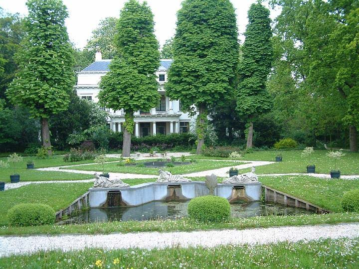 Schiezone met Landgoed De Tempel Middeleeuwse hofstede (zoon Johan v Oldenbarneveldt), 1696 eigendom burgemeester Rotterdam, aanleg huidige buitenplaats