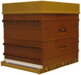 Bijenkasten in kunststof Nicot BIJENKASTEN IN PLASTIEK NICOT 10288 Dak nicot 9,15 10 8,30 40 7,45 10650 Kast