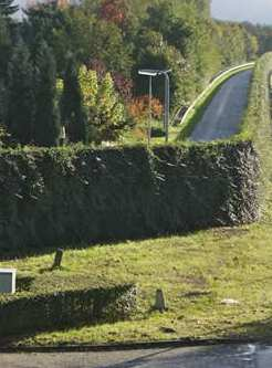 Visie Weginrichting Het landschapsbeeld vanaf de snelweg dient door het clusteren van de voorzieningen en het maken van zo groot mogelijke overspanningen zo leeg en landschappelijk mogelijk te zijn.