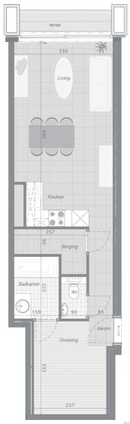 en toilet E E 26 RESIDENTIE KINGSTON Afmetingen en