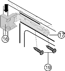 10 Bij apparaten met een vaste wateraansluiting voor IceMaker: u IceMaker aansluiten (zie 4).* Alle apparaten: u Het apparaat voor 3/4 in de nis schuiven. u Afdekkingen Fig. 9 (4,6,7) afnemen.