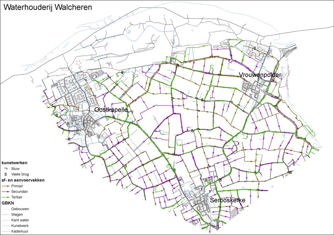 Het gebied Dwarsdoorsnede Hoogteverschillen en kreekruggen