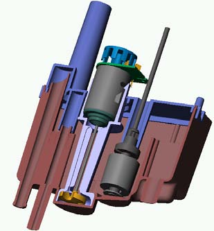 1.2 Waterdoseersysteem Na het indrukken van een selectietoets wordt de pompmotor met een gecontroleerde tijd en snelheid aangestuurd.