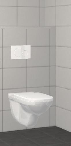 toilet en badkamer; wit 25 x