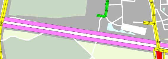 model mei 0: rotonde modelleren bij de overgang van de Stappegoorweg naar de Professor Goossenslaan; drie