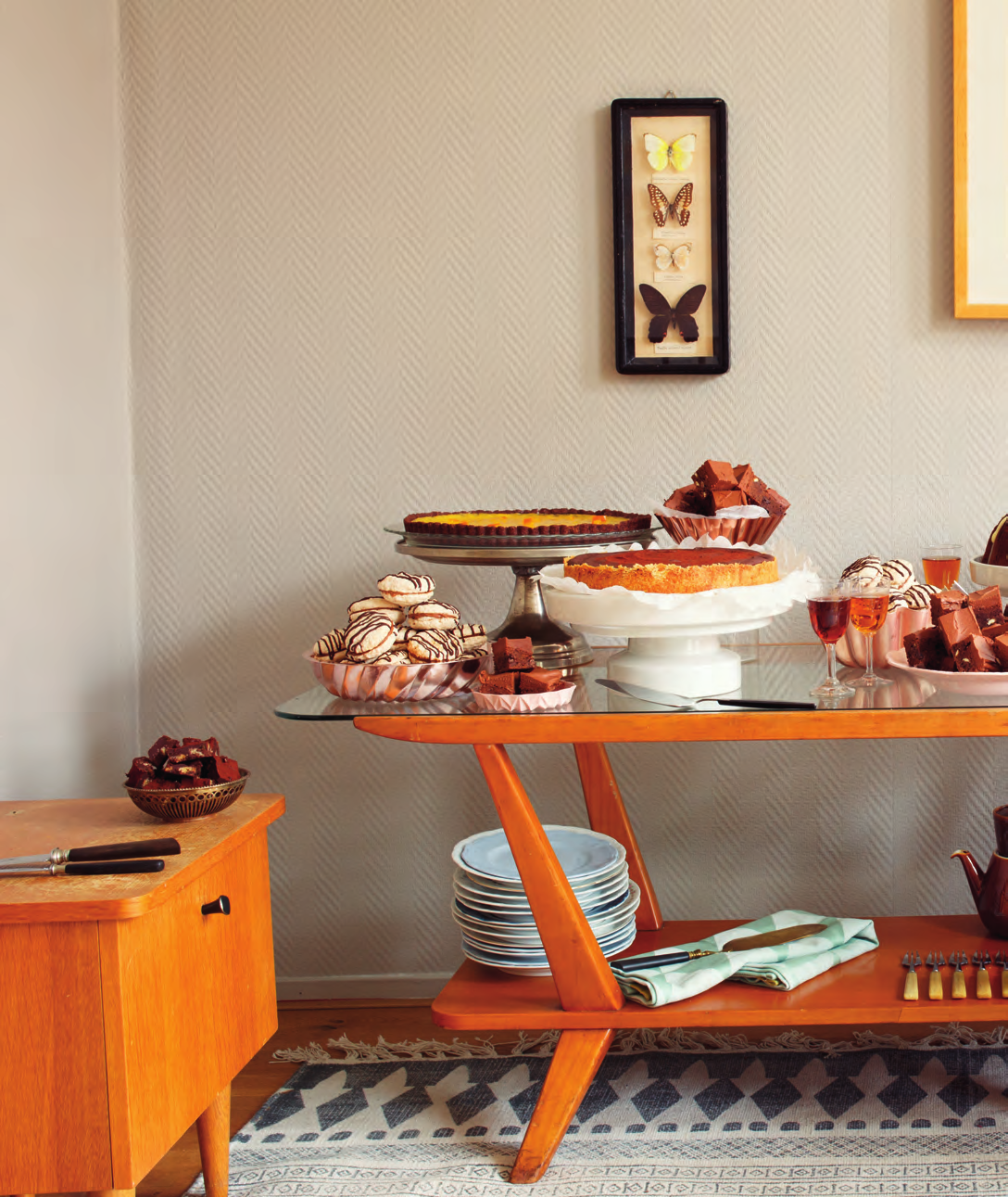 Bij de troosttafel heb ik hoe kan het ook anders gekozen voor een tafel met voornamelijk chocolade en