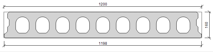 39 kn/m² Voegvulling Equivalente dichtheid = 2450 kg/m³ gewicht = 0.31 kn/m² 3.1.2 VS16-120 h = 1 mm A = 1215.88 cm 2 b = 1198 mm I y = 522.