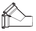 PVC hulpstukken voor waterafvoer buitenriool BENOR gekeurd volgens NBN EN 1401 SN4 grijs T-STUK, 2X MOF 04RIO19001 110 mm B s 15 04RIO19009 125 mm B s 12 04RIO19014 160 mm B s 5 04RIO37003 200 mm B s