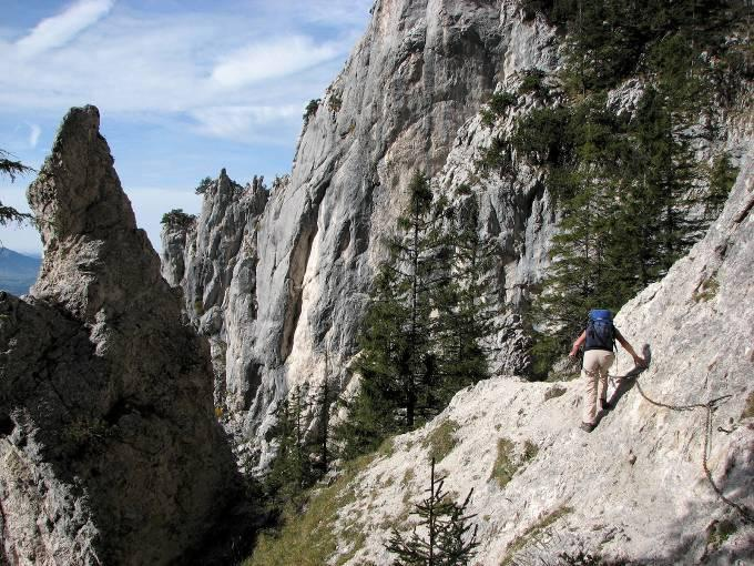 de klettersteig.