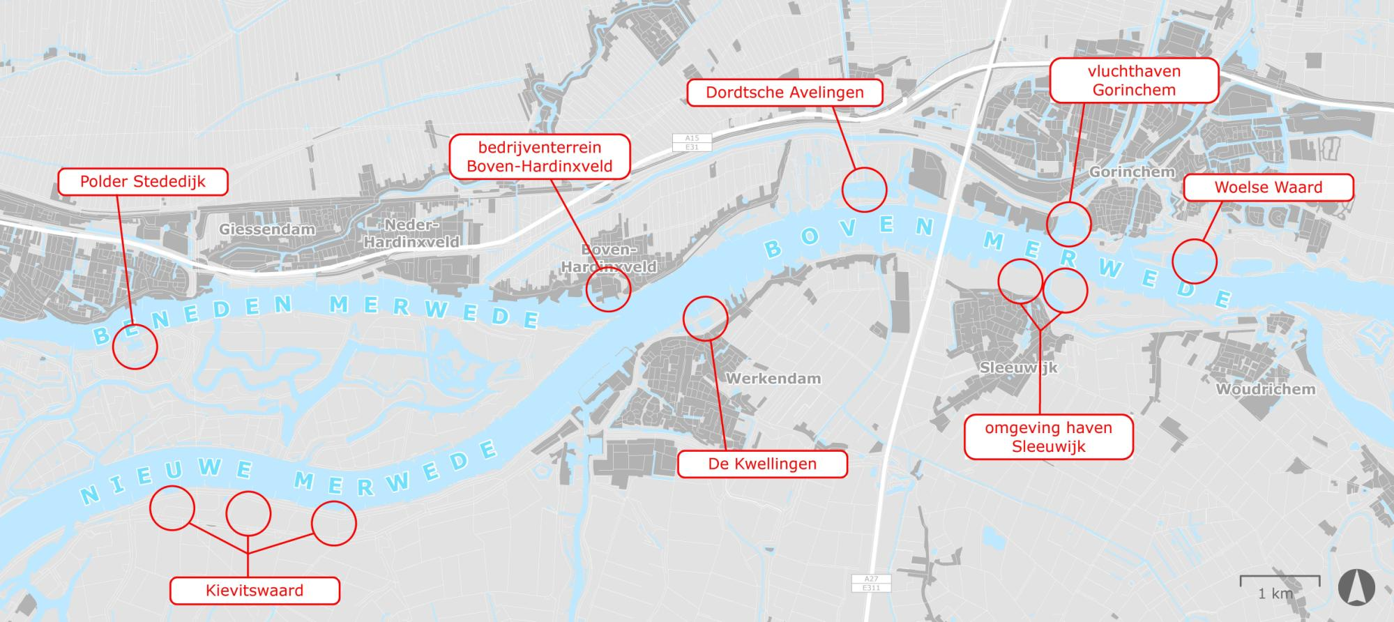 Analyse locaties RvdR Avelingen Gemeentehaven Boven-Hardinxveld